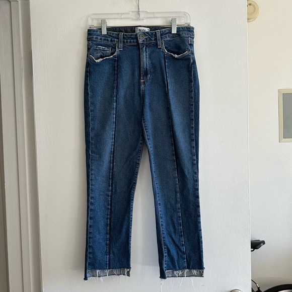 PAIGE Blue Denim Designer Felice Julia Stretchy Jeans Size 28 EUC - Picture 2 of 8